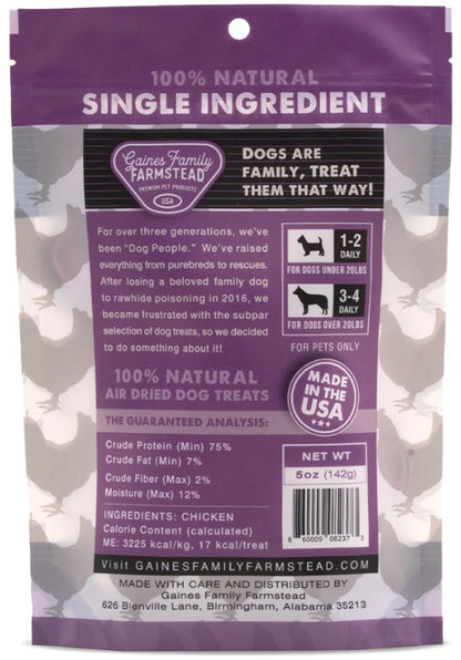 Chicken Chips - Single Ingredient - Made in the USA - 5oz