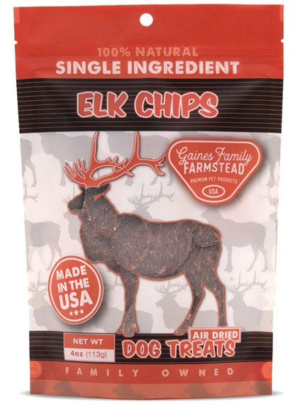 Elk Chips 4oz - Single Ingredient - Made in the USA