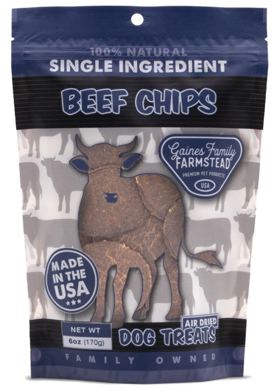 Beef Chips 6oz - Single Ingredient - Made in the USA