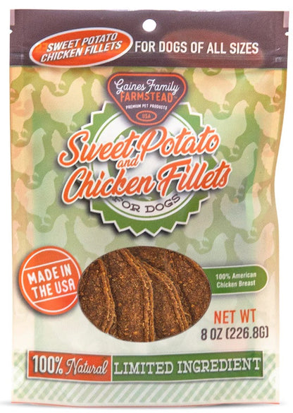 Sweet Potato & Chicken Fillets - Made in the USA - 8oz