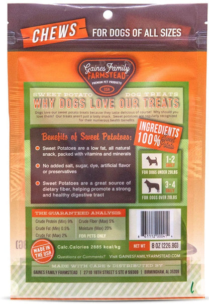 Sweet Potato Chews - Made in the USA