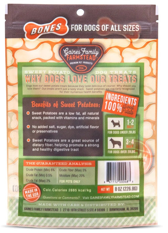 Sweet Potato Bones - Made in the USA