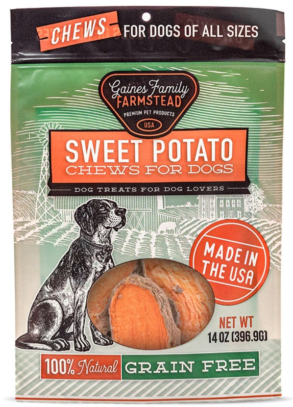 Sweet Potato Chews - Made in the USA 