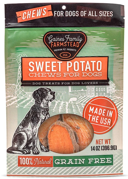 Sweet Potato Chews - Made in the USA 