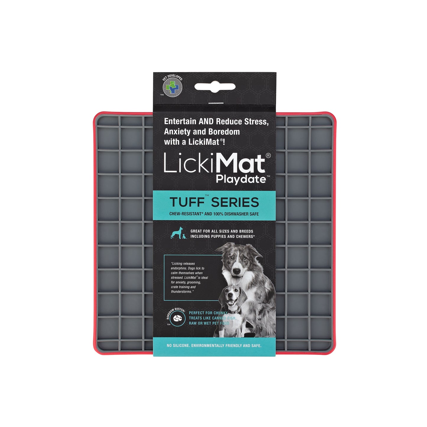 LickiMat Tuff Playdate for Dogs - For Strong Chewers