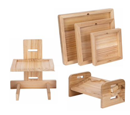 LickiMat Eco Wooden Keepers and Risers (Mats NOT INCLUDED)